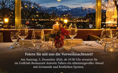 Weihnachtsfeier im Golfclub Restaurant Antonio Tafuro